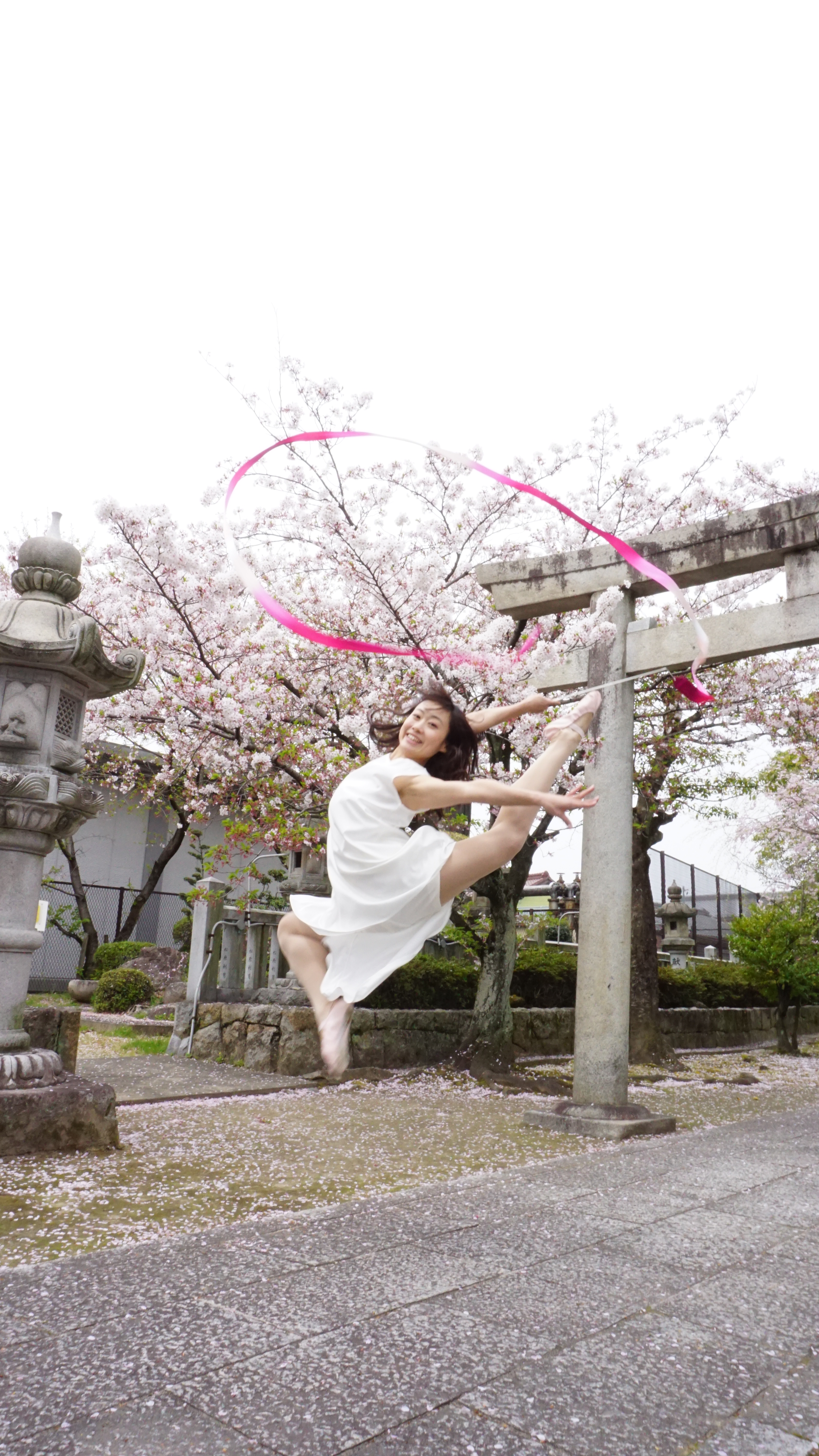 桜写真ユカジャンプ